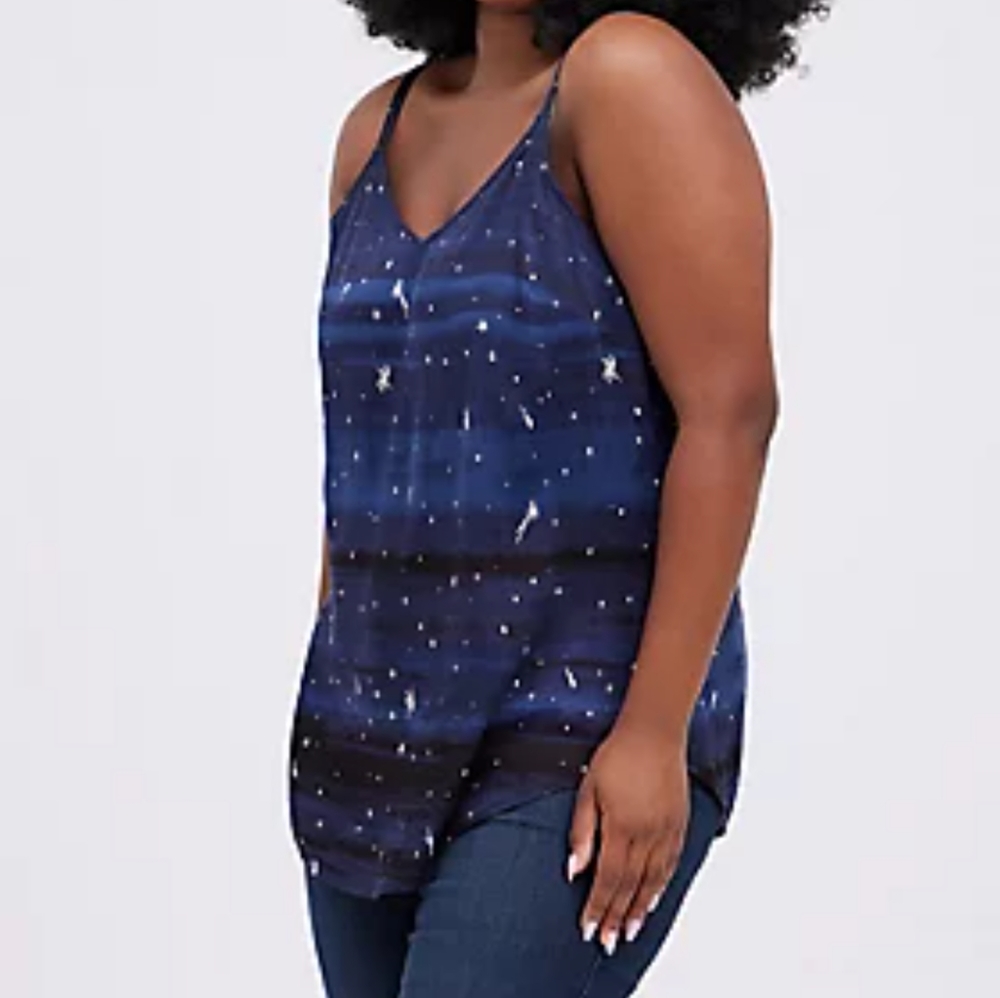 Navy stars sl stella cami